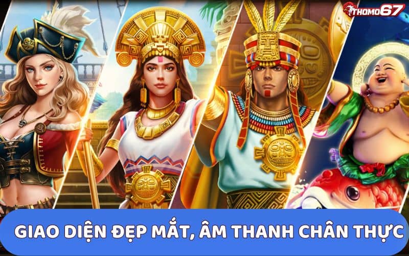 Giao diện trò chơi được thiết kế đẹp mắt, âm thanh chân thực